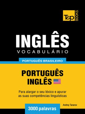 cover image of Vocabulário Português Brasileiro-Inglês Americano
